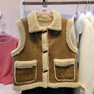 수스 HC07 인조무스탕베스트 S254BVOB62