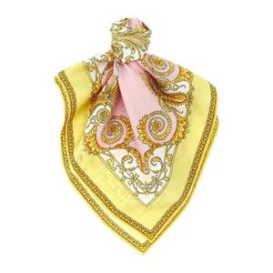 베르사체 바로코 실크 트윌 스카프 10016001A17059 5Y590