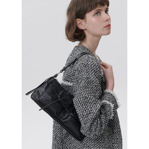 [플랙진]여성 더블 리본 숄더백 블랙 (PWTF5BAY24W)