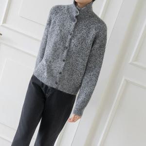 엄마옷 마담4060 모던베이직 하이넥버튼보카시가디건 데일리 중년여성 -ZCA2511017-