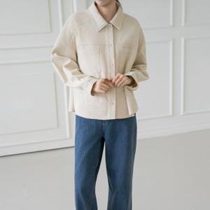 엄마옷 마담4060 모던베이직 코듀로이똑딱이버튼셔츠 데일리 여성 -ZBL2511014-