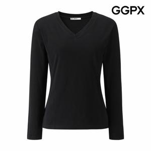 [GGPX] V넥 데일리 티셔츠 (GPBTS016F)