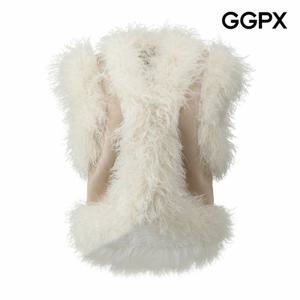 [GGPX] 연말룩 퍼 트리밍 무스탕 베스트 (GPBVT005F)