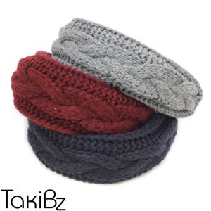 [타키비즈] 꽈배기니트 헤어밴드