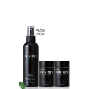 박명수헤어리치 퍼펙트 세트(흑채 20g×2, 미스트 200㎖)