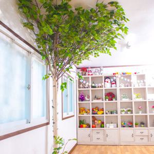 자작나무 조화나무 인조나무 천장 T자형 230cm 조화 인테리어 조경 장식 대형 카페