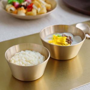 놋담 방짜유기 유기그릇 모던 공기 대접 세트