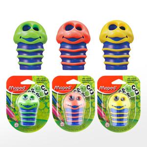 [프랑스 마패드] 크록크록 연필깎이/001700/2공/색상랜덤