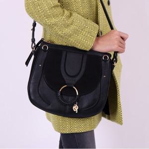 씨바이끌로에 하나 스웨이드 여성 숄더백 CHS18AS958417 블랙 Ha