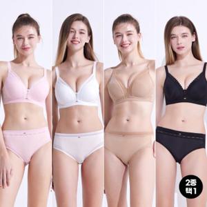 [Wonderbra]원더브라 와이어프리 브라팬티2종 택1 WB166_SELECT2 (출고가  49,900원)