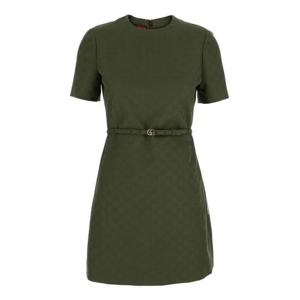 구찌 미디 원피스 836198Z8B2V3602 GREEN
