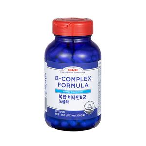 [지앤씨][GNC]복합 비타민B군 포뮬라(723mgx120캡슐/4개월분)