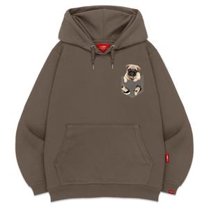 엘라모 3H 포켓퍼그 후드 남녀공용 빅사이즈 M-4XL