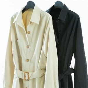 [시드마켓]바바리 벨티드 원피스 201G380S 빅사이즈 여성의류 (8