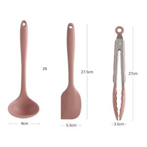 [풍년]실리콘 조리도구 3종세트(스패츌러 국자,집게)JU