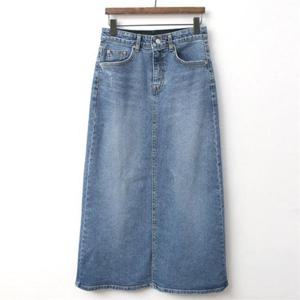 [시드마켓]밴딩 워싱 롱 데님스커트 2098587S 빅사이즈 여성 (89