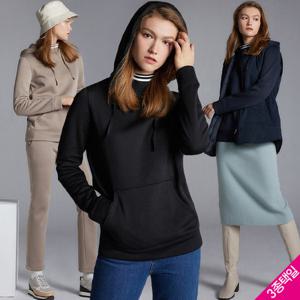 르오트 믹스앤매치 캐주얼 기모 후드티셔츠