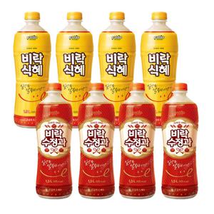 [팔도]비락식혜1.5Lx4+비락수정과1.5Lx4(총8개)