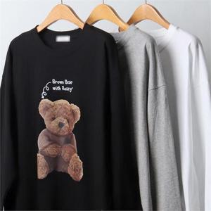 [시드마켓]테드 전사 오버 긴팔티 211J442S 빅사이즈 여성의류 (