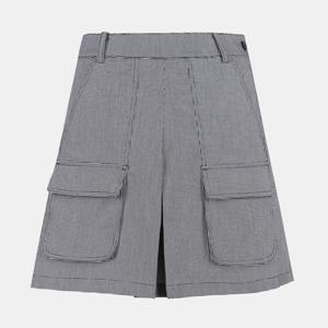 테일러메이드 여성 포켓 플리츠 A라인 큐롯 TWCUM6195-960