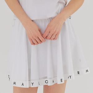 [공식]테일러메이드 여성 밴딩 메쉬 플레어 큐롯 TWCUM6197-100