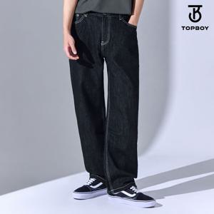 [탑보이]기장 선택 세미와이드 레귤러 생지 데님팬츠 (KD051)
