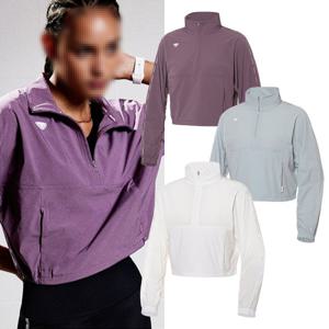 [다이나핏 공식] (택가 169,000원)여성 브레이커 크롭 긴팔 아노락 자켓_YWU23139