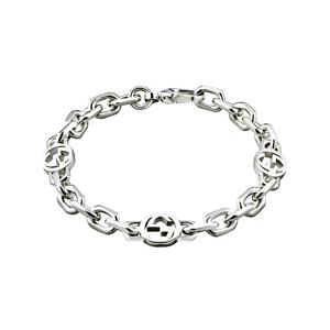 구찌 YBA620798002 (620798 J8400 8106) 인터로킹G 실버 팔찌