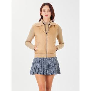 [볼빅어패럴] 여성 골프 우븐패치 니트 베스트 VLKVN902_BE