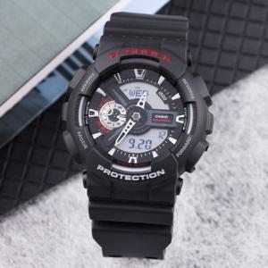 지샥 GA-110-1A 빅페이스 블랙 방수 아나콤비 남자 우레탄 시계