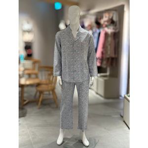 [비너스]면모달 파스텔 민트 잔꽃나염 남성파자마 (VPA4405M)