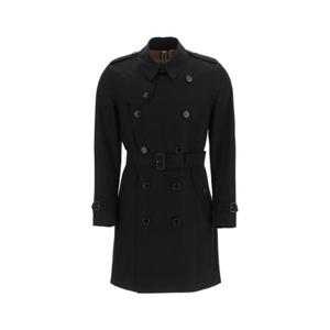 버버리 켄징턴 헤리티지 트렌치 코트 블랙 남성 8045294