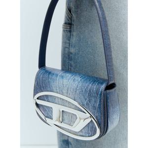 디젤 로고 데님 프린트 숄더백 X08396 P6343 H7663