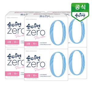 순수한면 생리대 제로 소형 18P x 6팩