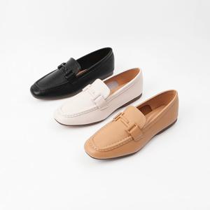 [신난다슈]여성 로퍼 단화 2cm 여자 플랫 구두 슬립온 빅사이즈 발편한 낮은굽 RM248811