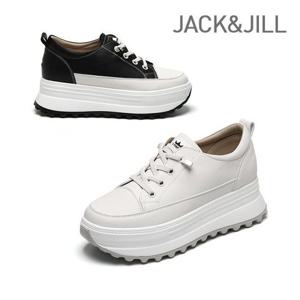 [잭앤질]잭앤질 소가죽 밴딩끈 플랫폼 스니커즈(JA4194)