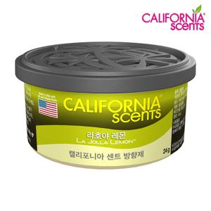 캘리포니아센트 차량용 캔 방향제  라호야 레몬 24g X 1개