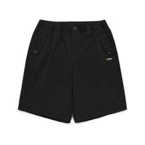 [내셔널지오그래픽 키즈] K242UHP940 면스판 5부 반바지 CARBONBLACK