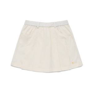 [내셔널지오그래픽 키즈] K242GHP910 여아 우븐 큐롯 반바지 IVORY