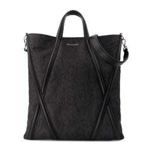 알렉산더맥퀸 하네스 나일론 토트백 7747671AAQ01000 BLACK