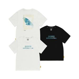 [내셔널지오그래픽 키즈] K242UTS950 동물 그래픽 반팔티-2 3종택 1