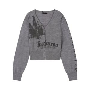 [버커루]여성 A/W 12G 아트웍 프린트 니트 가디건(B234KC840P)