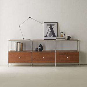 이노센트 스틸라 원목 2000 높은 모듈 거실장 선반형 i104185