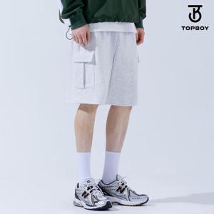 [탑보이]컴포트 카고 롱 밴딩 트레이닝 반바지 (TOP130)