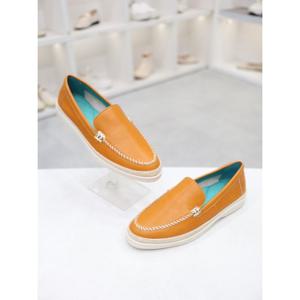 [코디엘루]비비 소가죽 스티치 쿠션 여성 로퍼 2cm CDSP500328