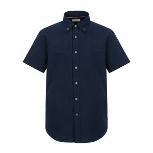 [페라로밀라노] (정가159000) 솔리드 시어서커 반팔 셔츠 네이비 (AM0EWS20549)