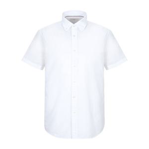 [페라로밀라노] (정가159000) 솔리드 시어서커 반팔 셔츠 화이트 (AM0EWS20531)