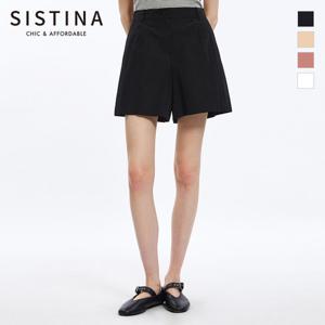 [SISTINA] 인기 원턱 백 밴딩 숏 팬츠_AWWSPO21040