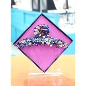 로뎀 세이브존05 프랑스 스와로브스키 슬림 중 집게핀(멀티블루) RDA24030037