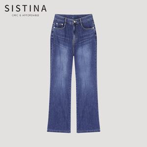 [SISTINA] 인기 캐주얼 부츠컷 데님 팬츠_AAMSLO21060_BL